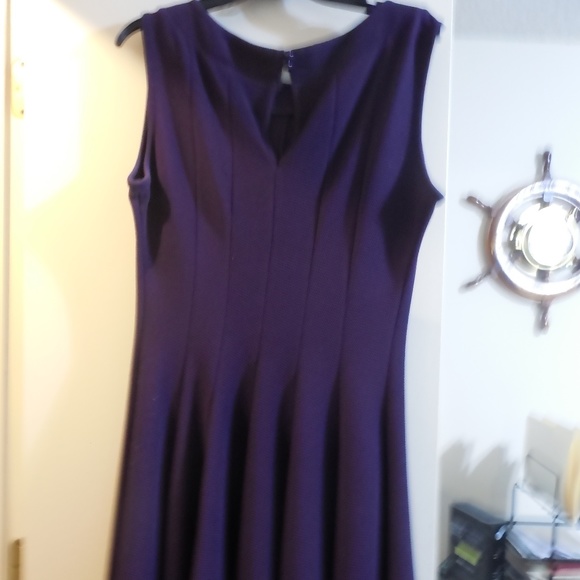 Purple Sleeveless Dress - Picture 3 of 5